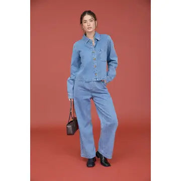 Grace Denim Top