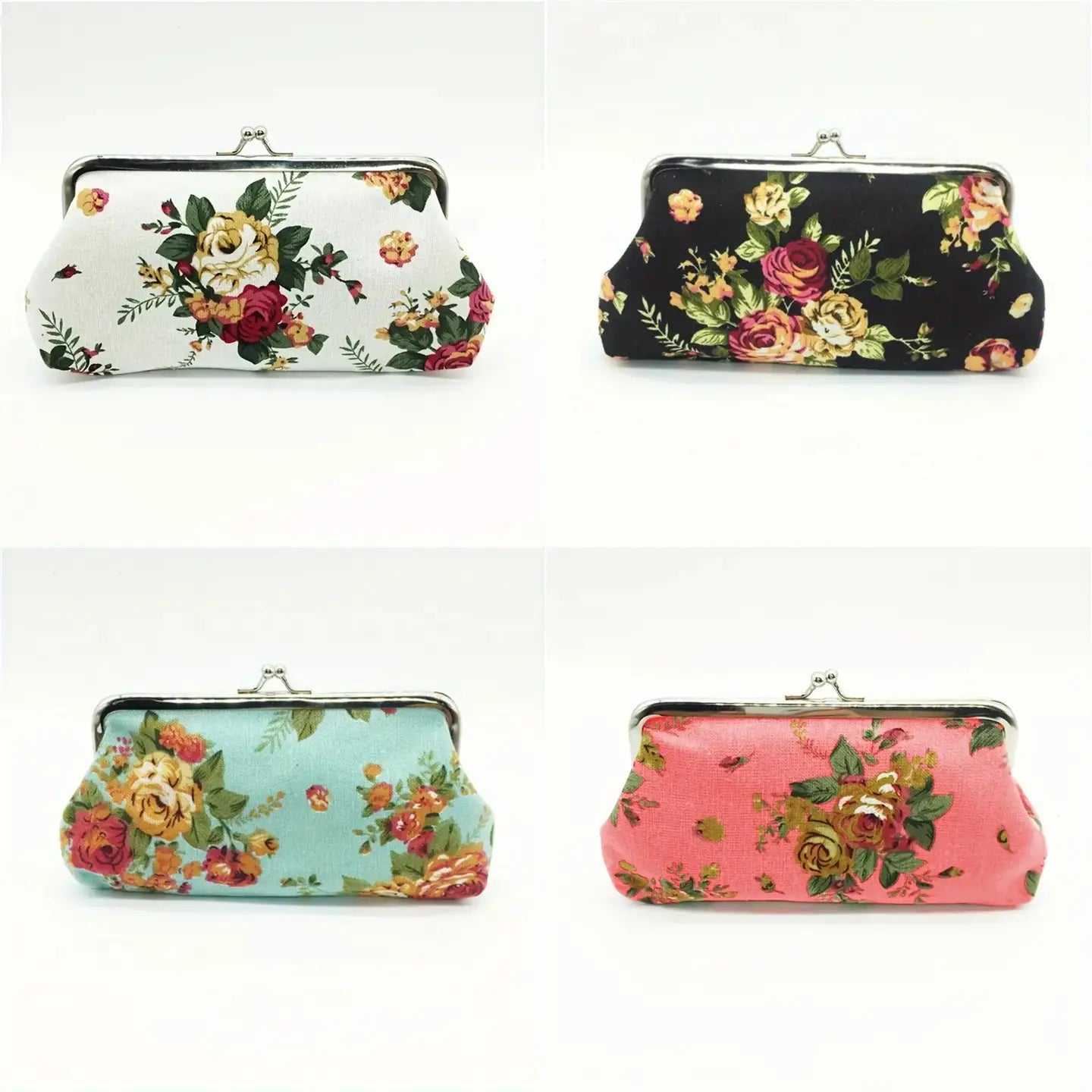 Floral Clutch Coin Purse(Bigger)