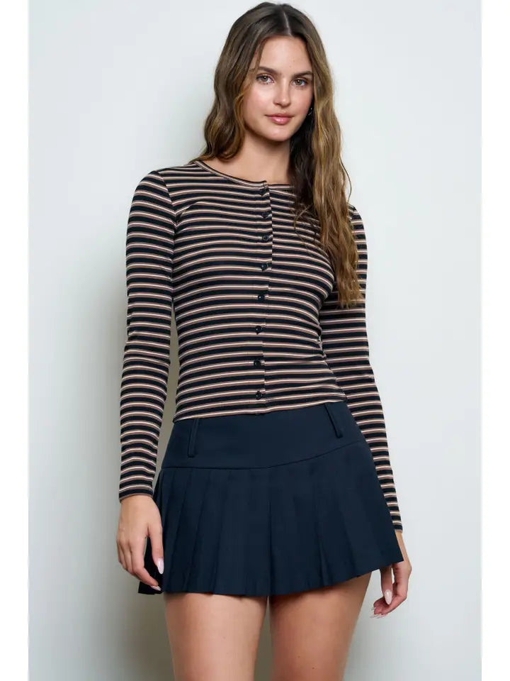 Remy Stripe Long Sleeve Top