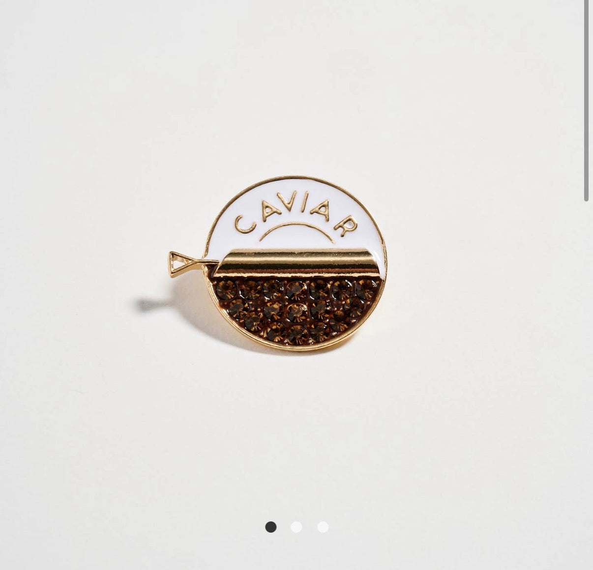Caviar Brooch