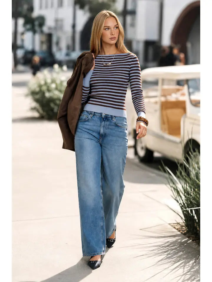 Amelia Stripe Top