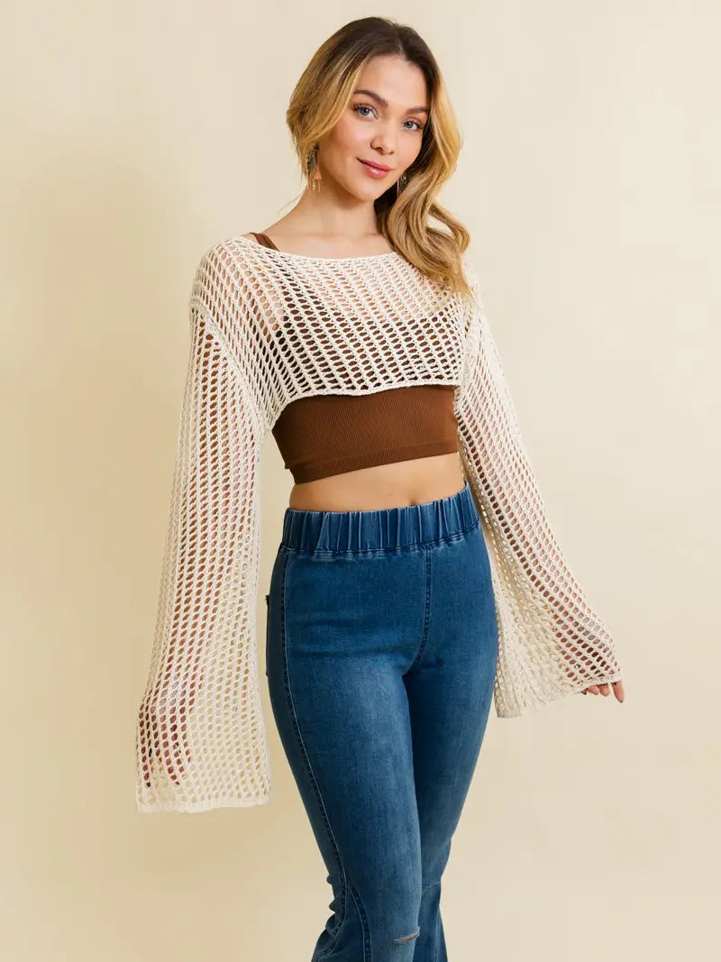 Loom Cropped Sweater