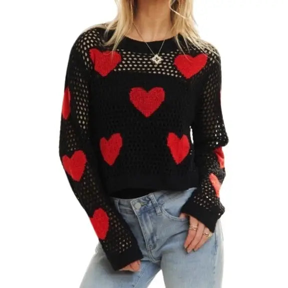 Lovely Heart Sweater