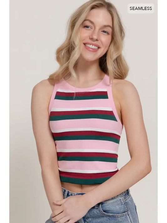 Strawberry Matcha Tank