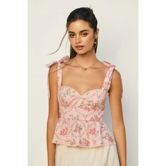 Romantic Sweetheart Corset Top