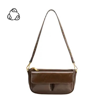 Aria Espresso Leather Bag
