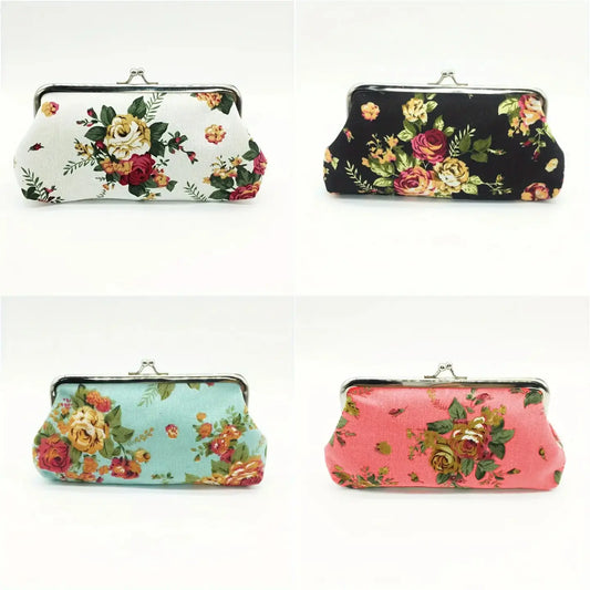 Floral Clutch Coin Purse(Bigger)