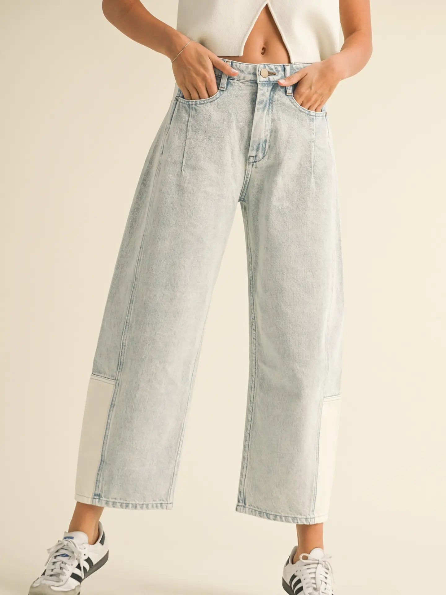 Color Block Jeans
