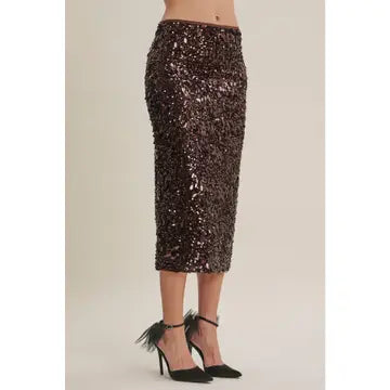 Cindy Sequin Skirt
