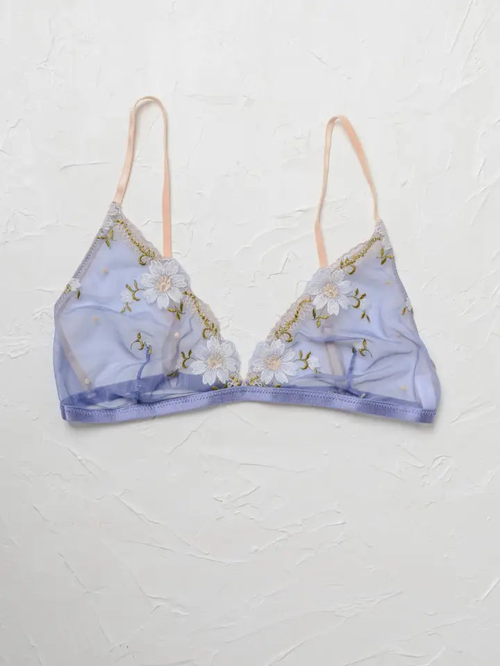 Floral Mesh Bralette