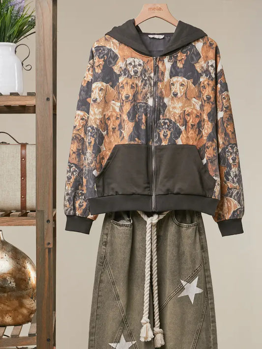 Vintage Puppy Hoodie