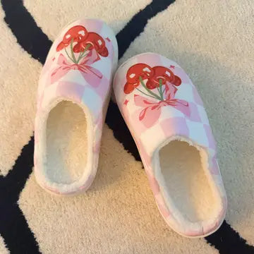 Cherry Bow Slippers