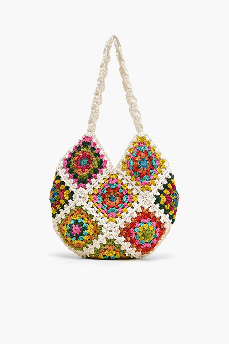 Kaleidoscope Crochet Shoulder Bag