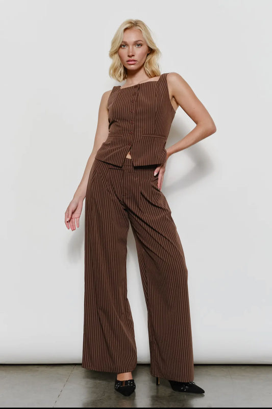 Leyla Striped Trousers
