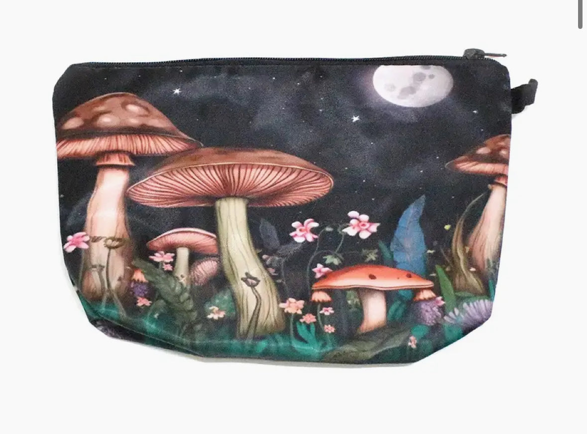 Mushroom Cosmetic Bag