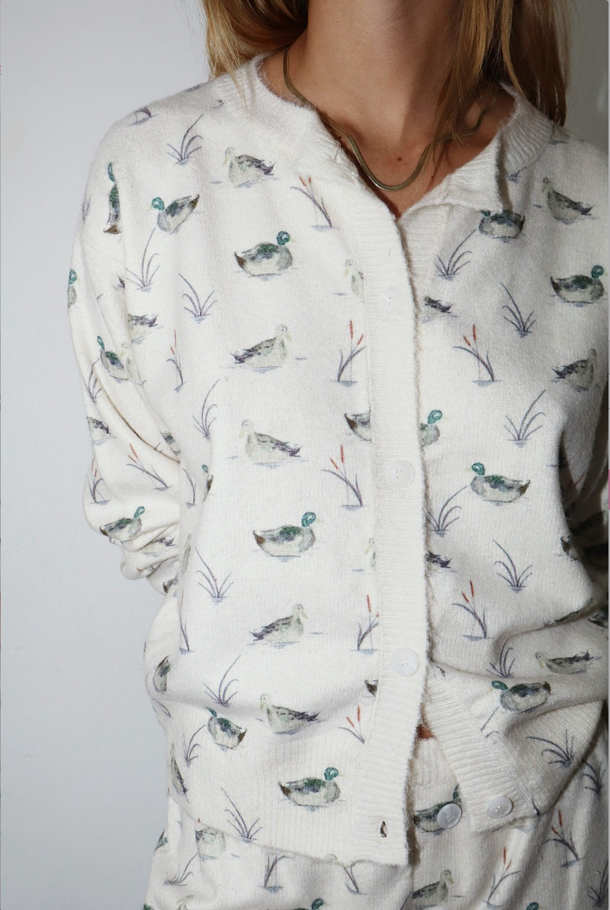 Duck Cardigan