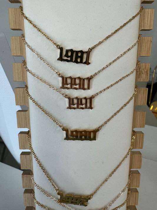 Year Necklaces