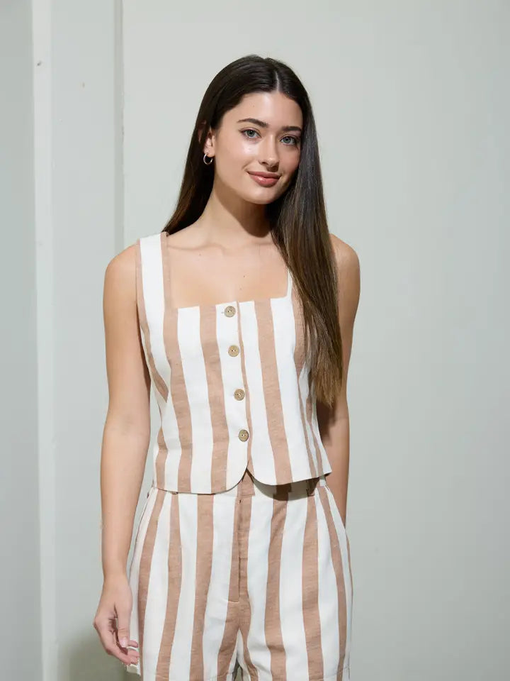 Campbell Linen Top