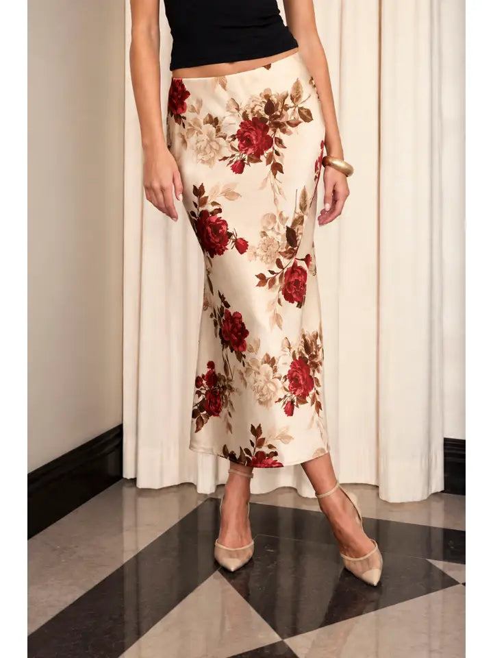 Cheryl Satin Skirt