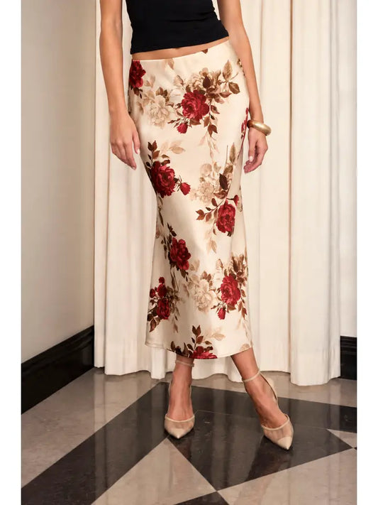 Cheryl Satin Skirt