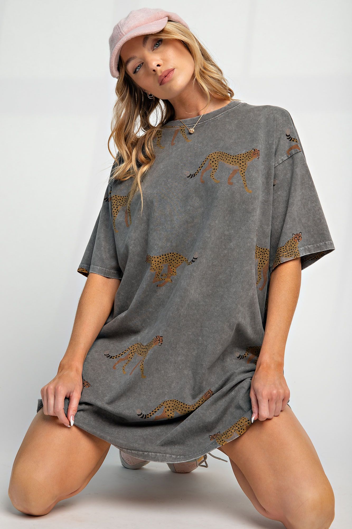 Cat Nap T-Shirt Dress