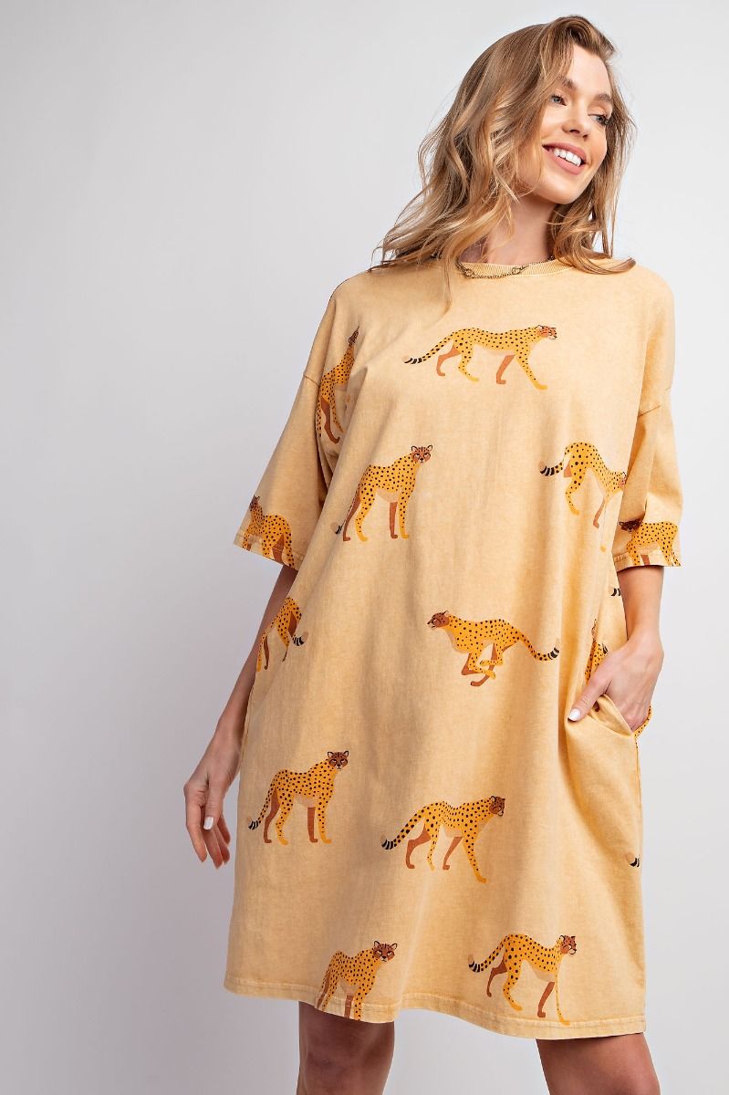 Cat Nap T-Shirt Dress