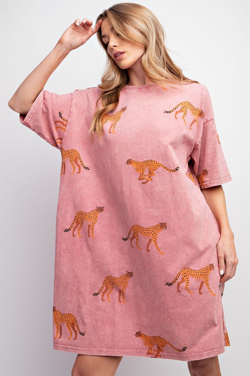 Cat Nap T-Shirt Dress