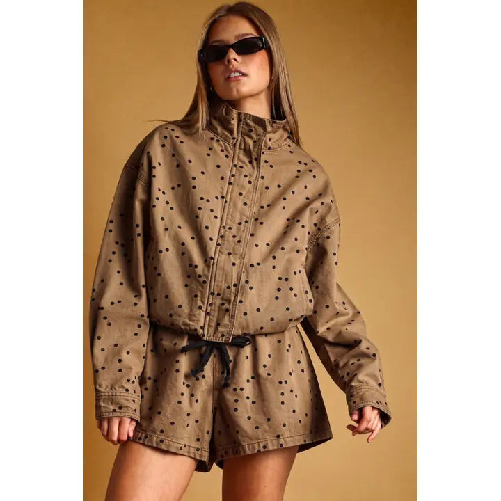 Julia Polka Dot Jacket