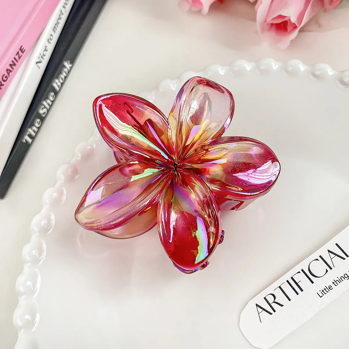 Flower Glow Hair Clip