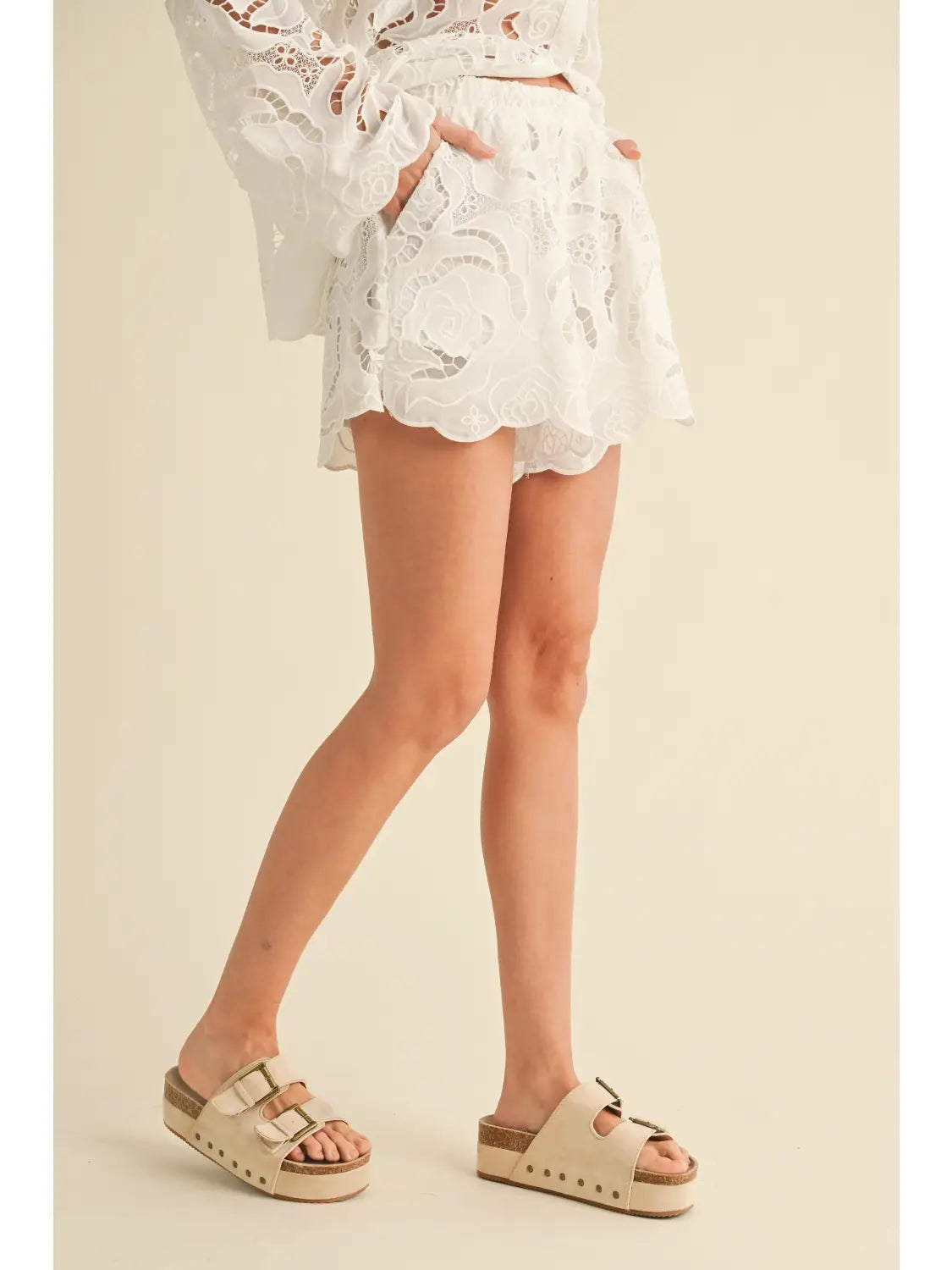 Gardenia Shorts (part of set)