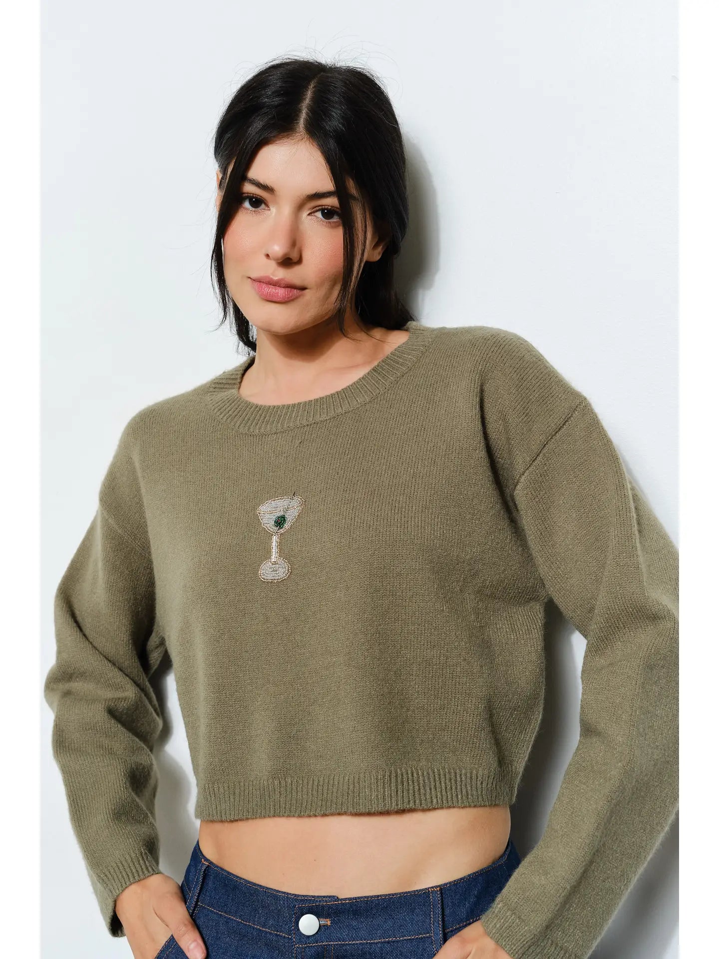 Martini Bead Sweater