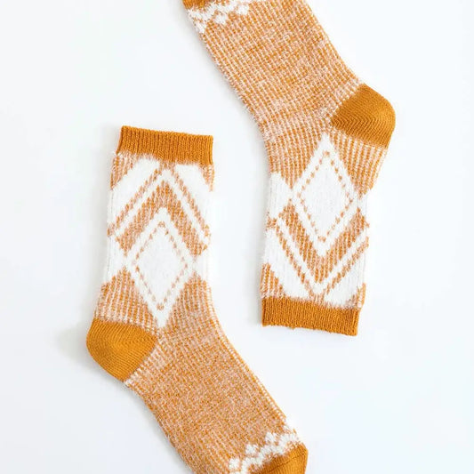 Mohair Patterned Socks