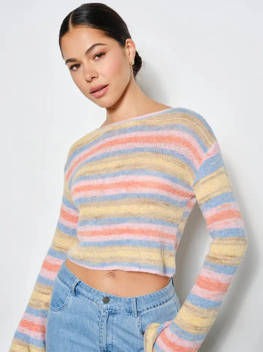 Sherbert Crop Sweater